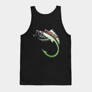 Fish on fish hook Tank Top